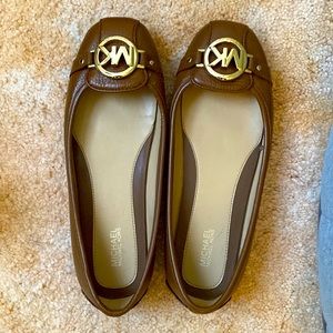 Michael Kors Brown/Tan Flats, 7.5